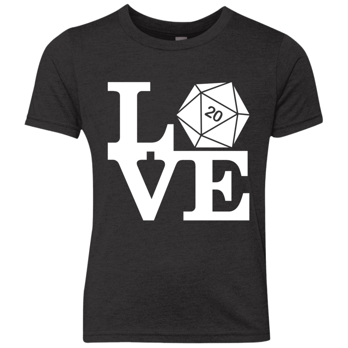 T-Shirts Vintage Black / YXS Love D20 Youth Triblend T-Shirt