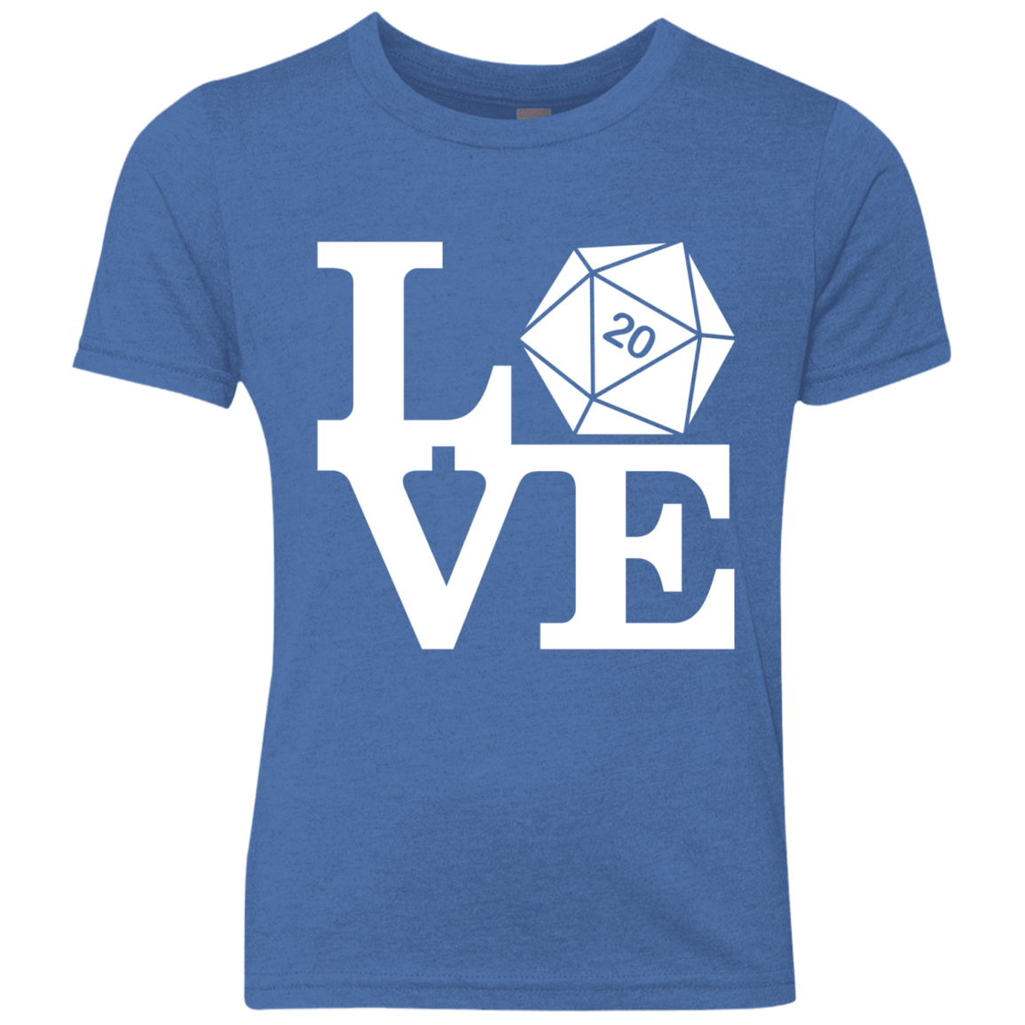 T-Shirts Vintage Royal / YXS Love D20 Youth Triblend T-Shirt