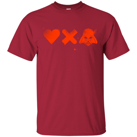 T-Shirts Cardinal / S Love Darth T-Shirt