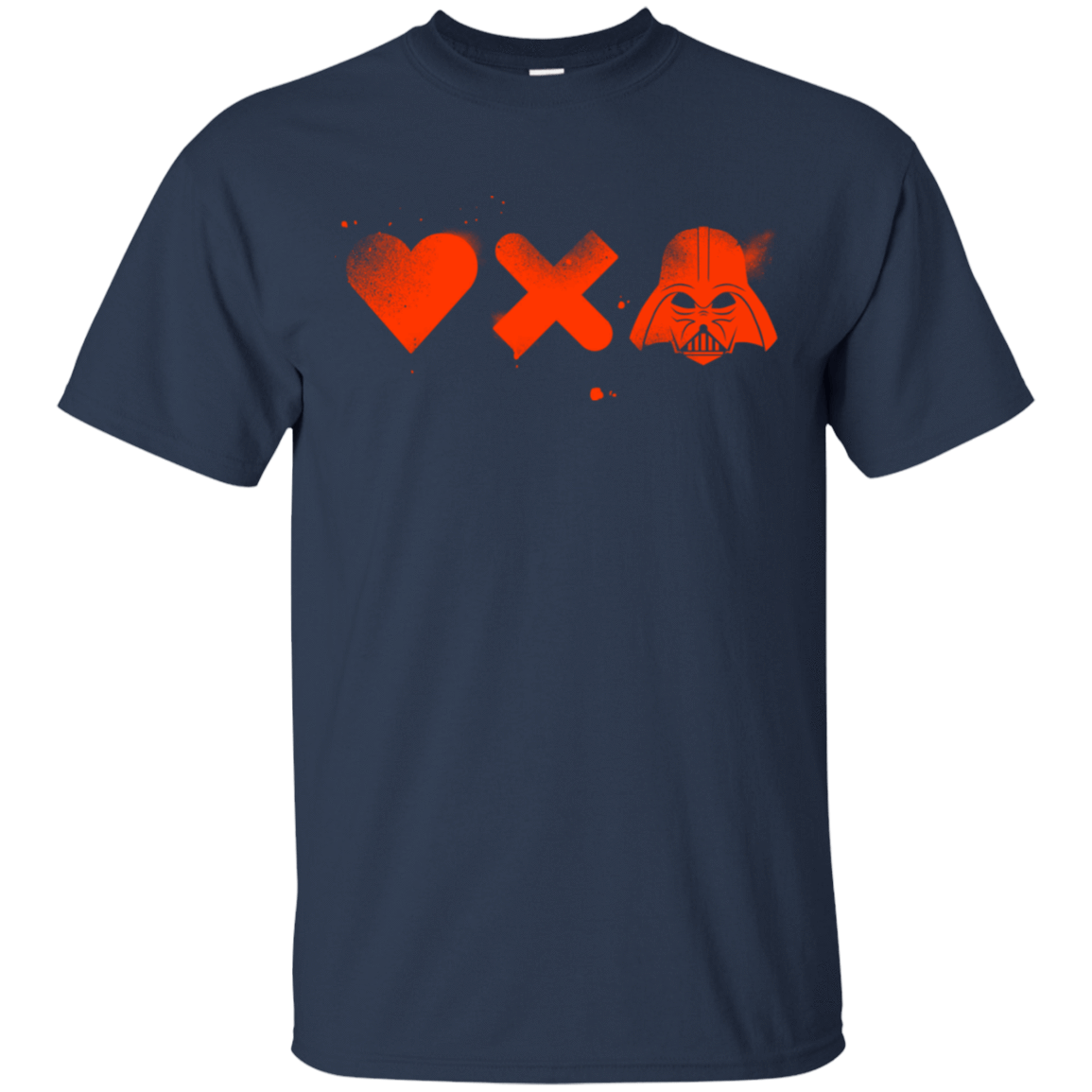 T-Shirts Navy / S Love Darth T-Shirt