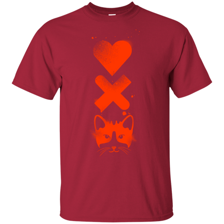 T-Shirts Cardinal / S Love Dead Cats T-Shirt