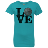T-Shirts Tahiti Blue / YXS LOVE Deathstar 1 Girls Premium T-Shirt