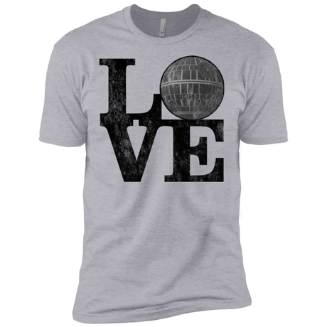 T-Shirts Heather Grey / X-Small LOVE Deathstar 1 Men's Premium T-Shirt