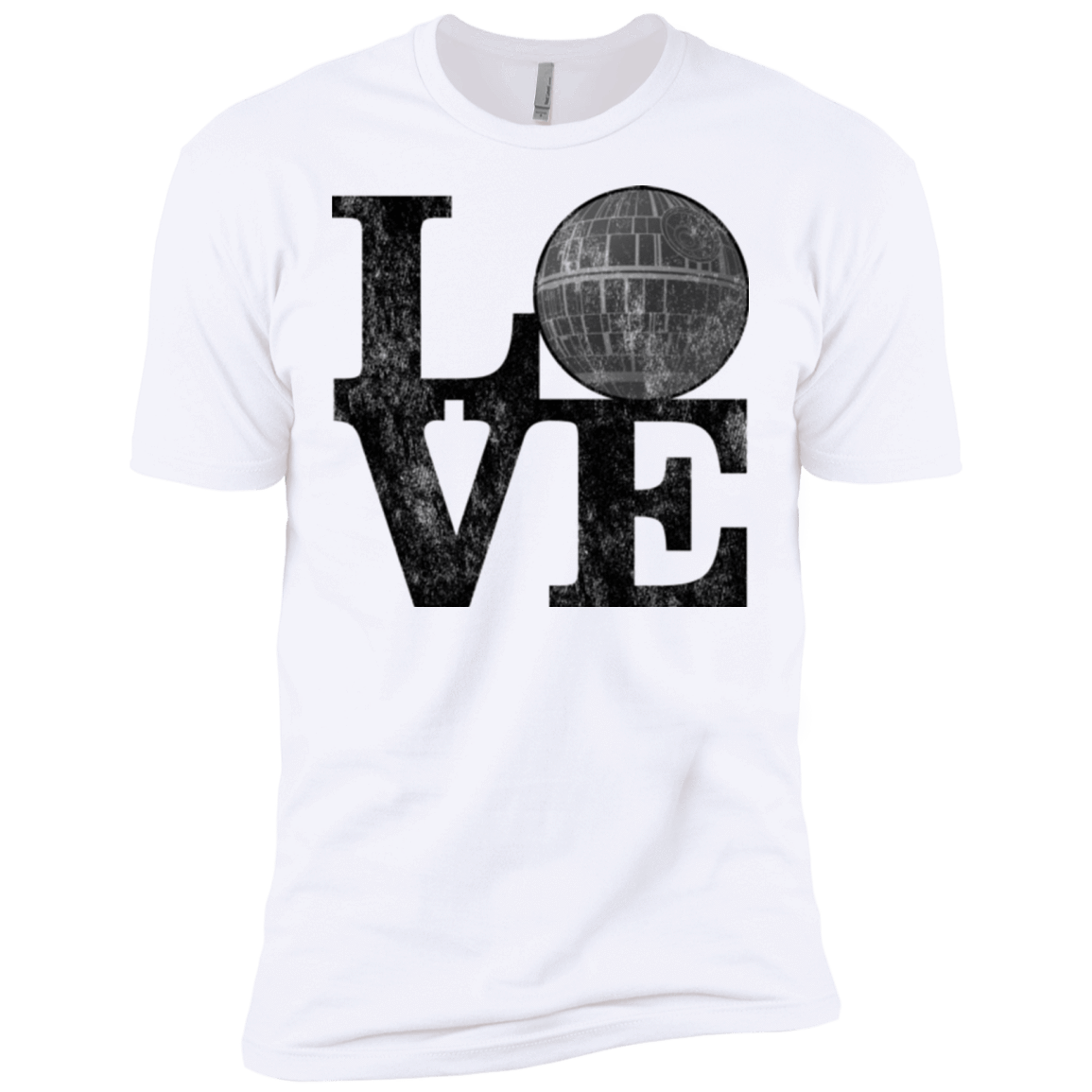 T-Shirts White / X-Small LOVE Deathstar 1 Men's Premium T-Shirt