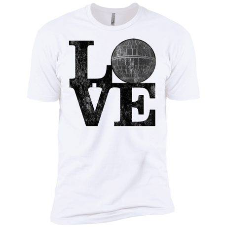 T-Shirts White / X-Small LOVE Deathstar 1 Men's Premium T-Shirt