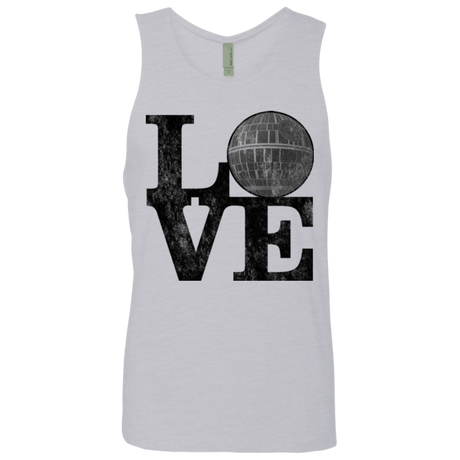 T-Shirts Heather Grey / Small LOVE Deathstar 1 Men's Premium Tank Top