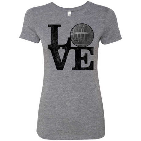 T-Shirts Premium Heather / Small LOVE Deathstar 1 Women's Triblend T-Shirt