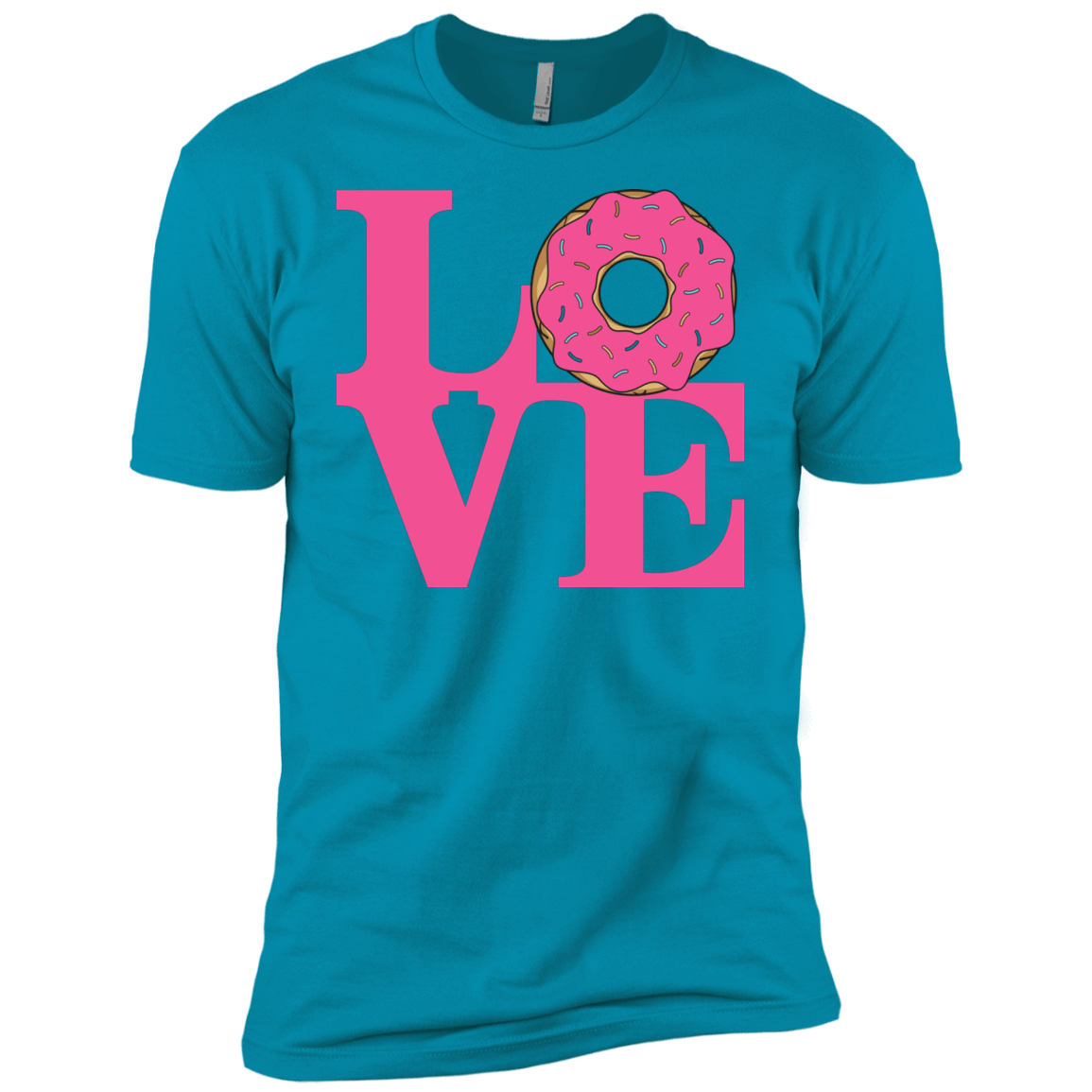 T-Shirts Turquoise / YXS Love Donut Boys Premium T-Shirt