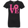 T-Shirts Black / YXS Love Donut Girls Premium T-Shirt