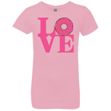 T-Shirts Light Pink / YXS Love Donut Girls Premium T-Shirt