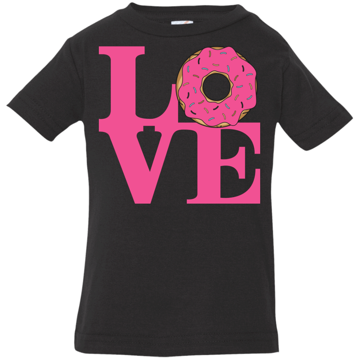 T-Shirts Black / 6 Months Love Donut Infant Premium T-Shirt