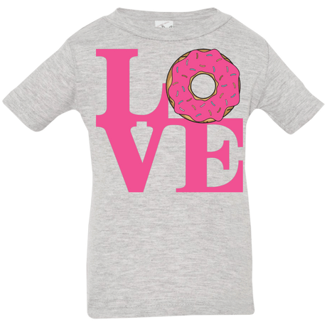T-Shirts Heather Grey / 6 Months Love Donut Infant Premium T-Shirt