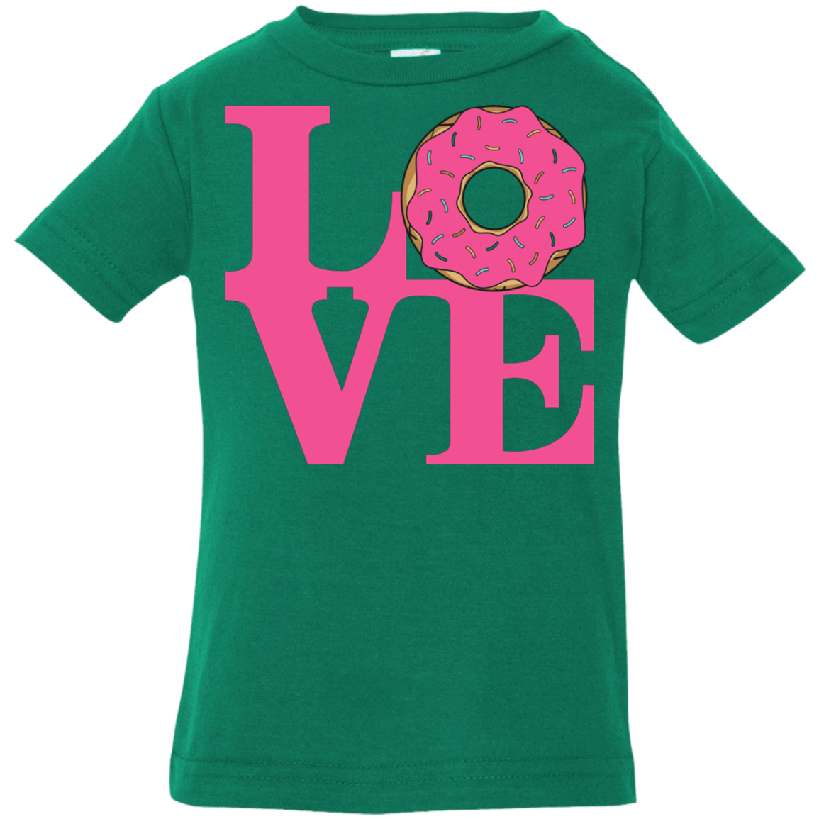 T-Shirts Kelly / 6 Months Love Donut Infant Premium T-Shirt