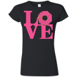 T-Shirts Black / S Love Donut Junior Slimmer-Fit T-Shirt