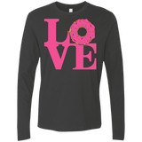 T-Shirts Heavy Metal / S Love Donut Men's Premium Long Sleeve
