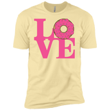 T-Shirts Banana Cream / X-Small Love Donut Men's Premium T-Shirt