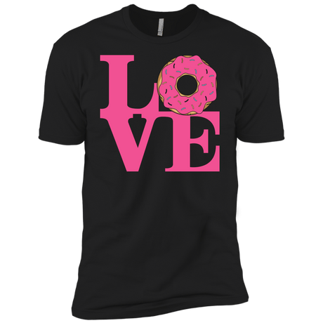 T-Shirts Black / X-Small Love Donut Men's Premium T-Shirt