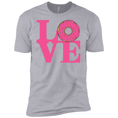 T-Shirts Heather Grey / X-Small Love Donut Men's Premium T-Shirt