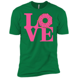 T-Shirts Kelly Green / X-Small Love Donut Men's Premium T-Shirt