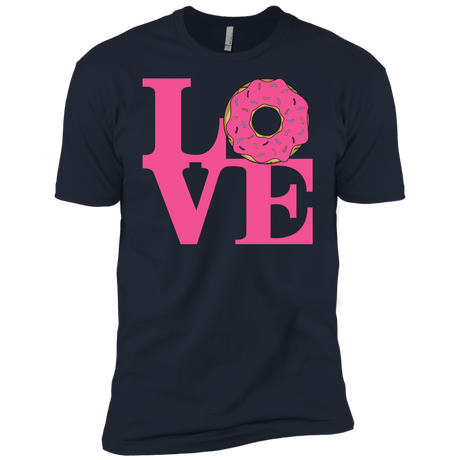 T-Shirts Midnight Navy / X-Small Love Donut Men's Premium T-Shirt