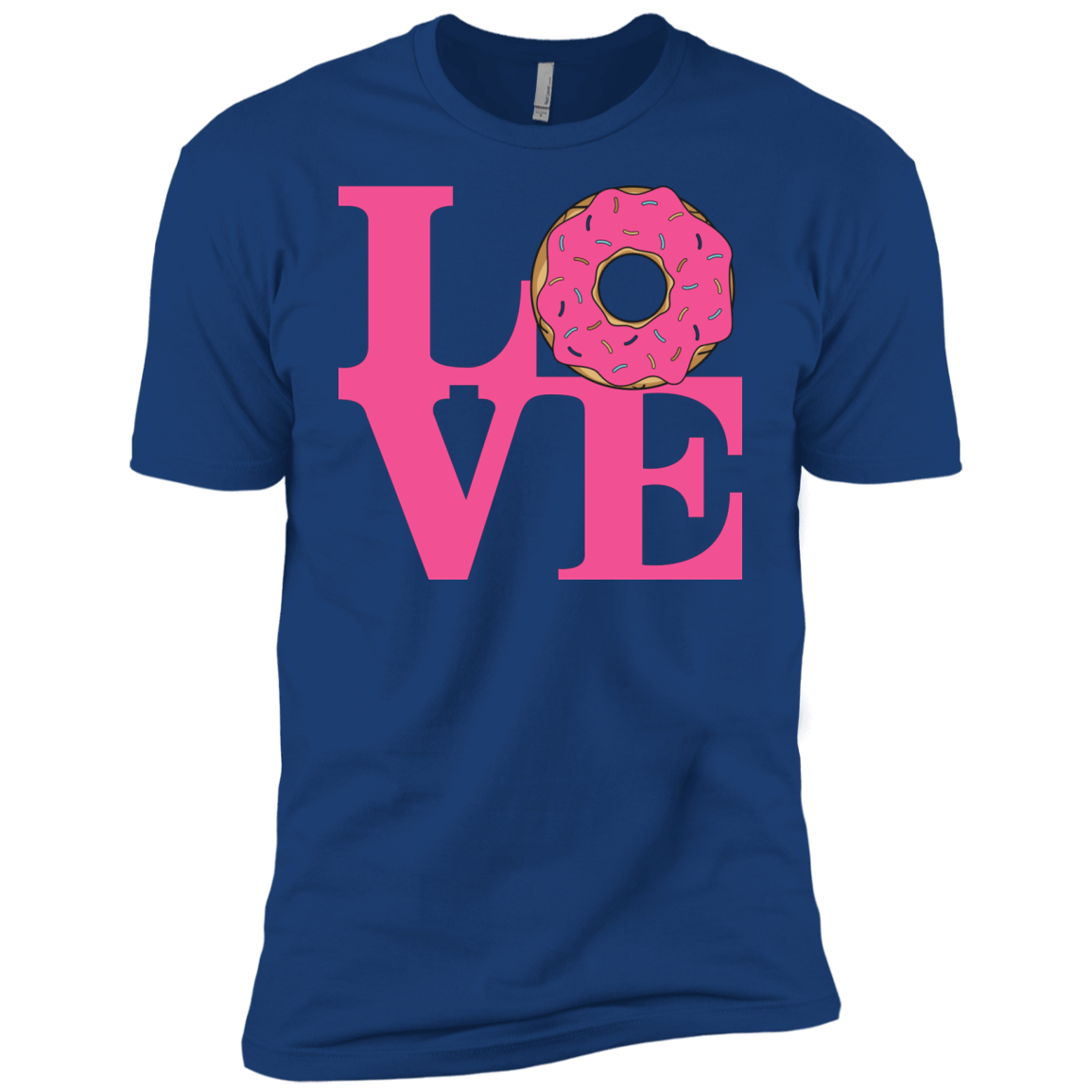 T-Shirts Royal / X-Small Love Donut Men's Premium T-Shirt