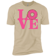 T-Shirts Sand / X-Small Love Donut Men's Premium T-Shirt
