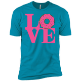 T-Shirts Turquoise / X-Small Love Donut Men's Premium T-Shirt
