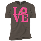 T-Shirts Warm Grey / X-Small Love Donut Men's Premium T-Shirt
