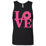 T-Shirts Black / S Love Donut Men's Premium Tank Top