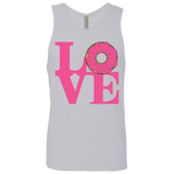 T-Shirts Heather Grey / S Love Donut Men's Premium Tank Top