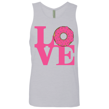 T-Shirts Heather Grey / S Love Donut Men's Premium Tank Top