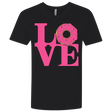 T-Shirts Black / X-Small Love Donut Men's Premium V-Neck