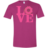 T-Shirts Antique Heliconia / S Love Donut Men's Semi-Fitted Softstyle