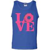T-Shirts Royal / S Love Donut Men's Tank Top