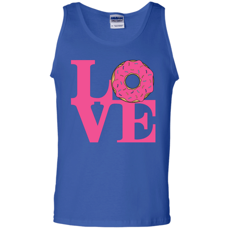 T-Shirts Royal / S Love Donut Men's Tank Top