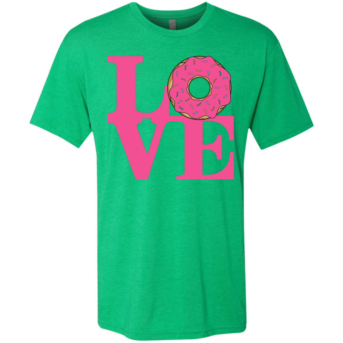 T-Shirts Envy / S Love Donut Men's Triblend T-Shirt