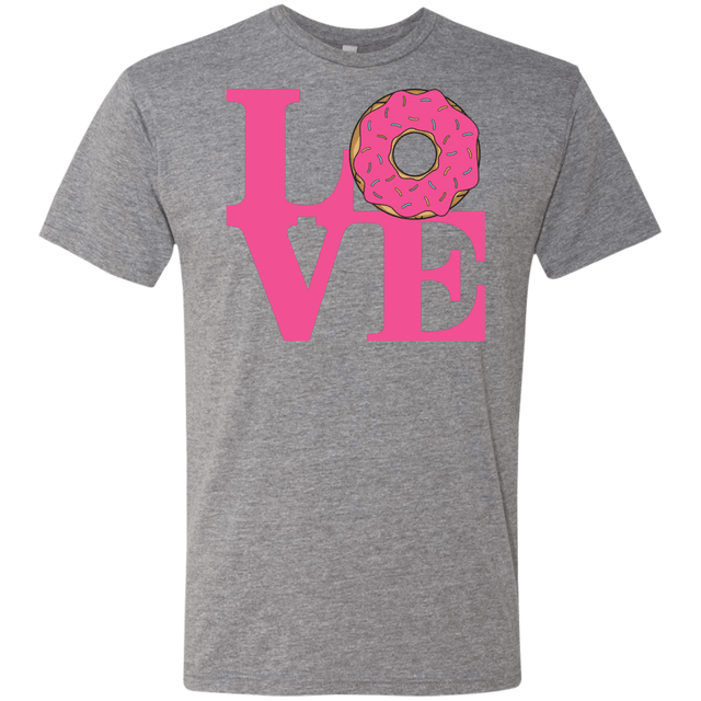 T-Shirts Premium Heather / S Love Donut Men's Triblend T-Shirt