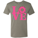 T-Shirts Venetian Grey / S Love Donut Men's Triblend T-Shirt