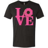 T-Shirts Vintage Black / S Love Donut Men's Triblend T-Shirt