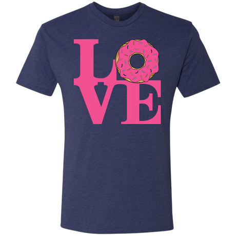 T-Shirts Vintage Navy / S Love Donut Men's Triblend T-Shirt