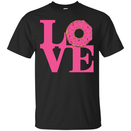 T-Shirts Black / S Love Donut T-Shirt