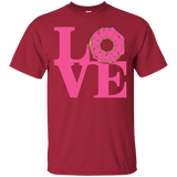 T-Shirts Cardinal / S Love Donut T-Shirt