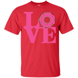 T-Shirts Red / S Love Donut T-Shirt