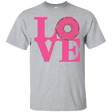 T-Shirts Sport Grey / S Love Donut T-Shirt