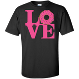 T-Shirts Black / XLT Love Donut Tall T-Shirt