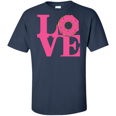T-Shirts Navy / XLT Love Donut Tall T-Shirt