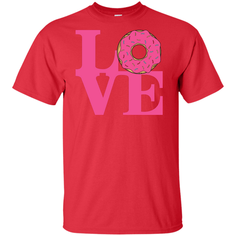 T-Shirts Red / XLT Love Donut Tall T-Shirt