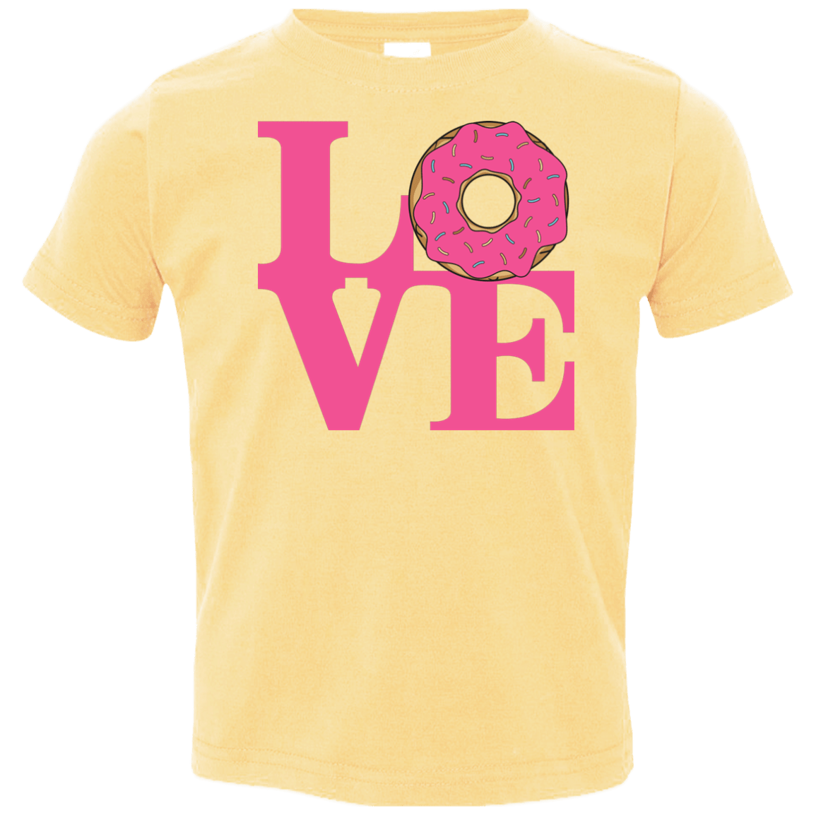 T-Shirts Butter / 2T Love Donut Toddler Premium T-Shirt