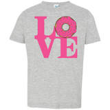 T-Shirts Heather Grey / 2T Love Donut Toddler Premium T-Shirt