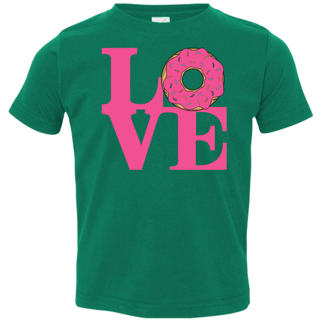 T-Shirts Kelly / 2T Love Donut Toddler Premium T-Shirt